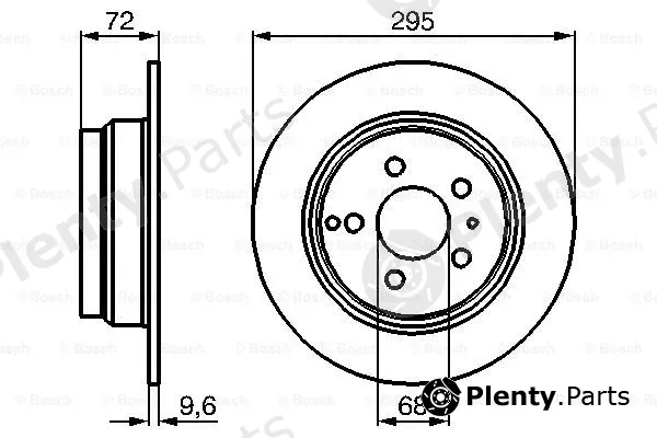 Bosch 0986478628 — Brake Disc