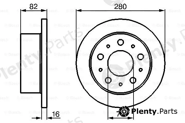 Bosch 0986479066 — Brake Disc