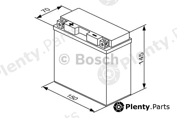 Bosch 0092M60200 — Starter Battery M6