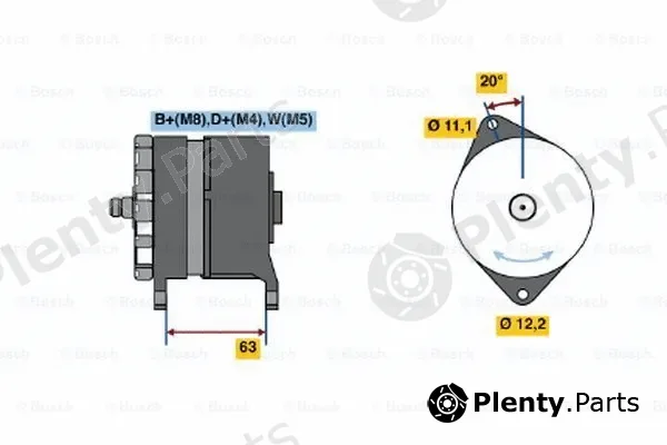 Bosch 0120469113 — Alternator