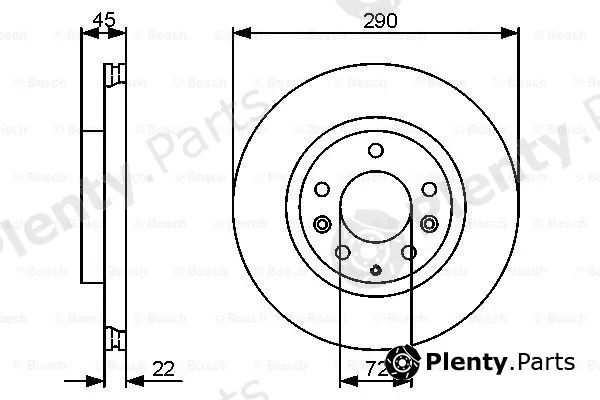 Bosch 0986479474 — Brake Disc