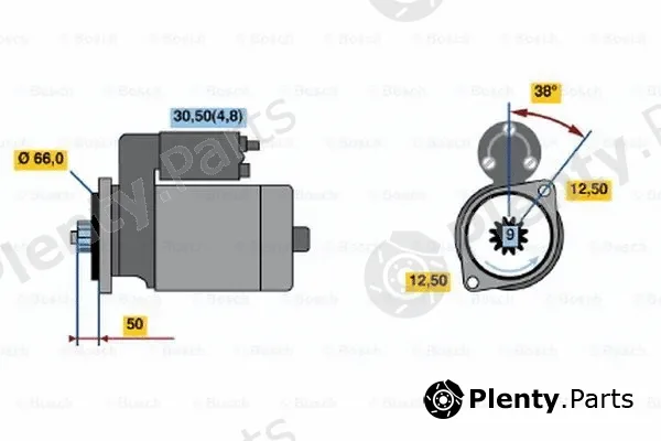 Bosch 0001124018 — Starter