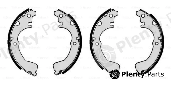 Bosch 0986487390 — Brake Shoe Set