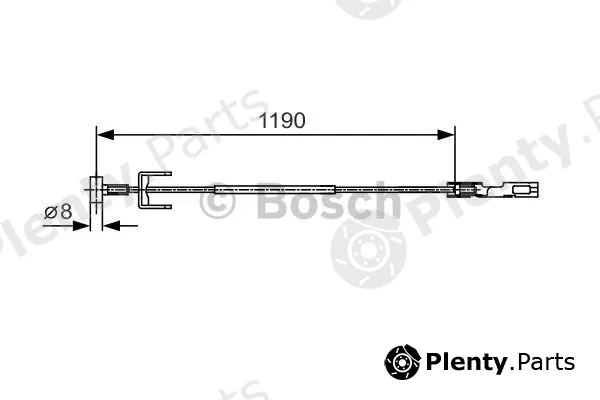 Bosch 1987482043 — Cable Pull, parking brake