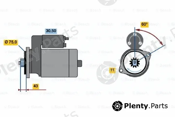 Bosch 0986019071 — Starter