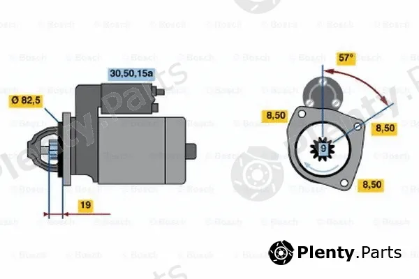 Bosch 0001212400 — Starter