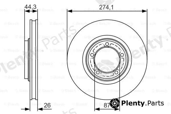 Bosch 0986479S79 — Brake Disc