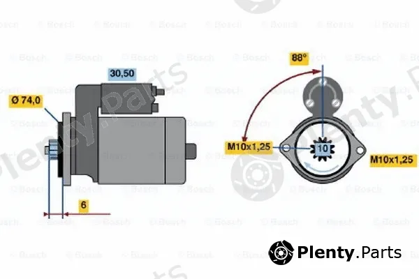 Bosch 0986014491 — Starter