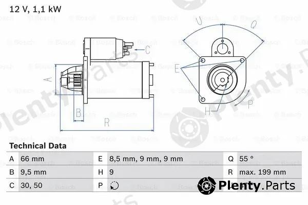 Bosch 0986019930 — Starter