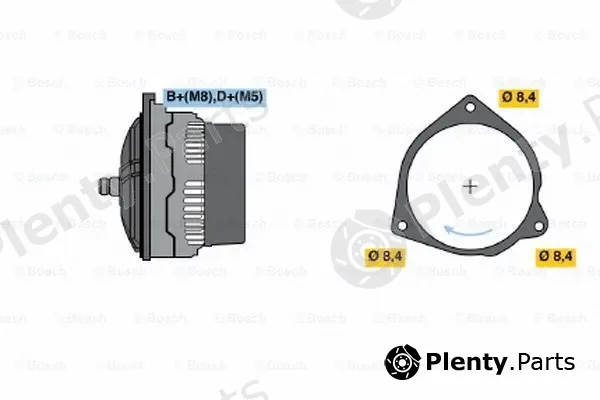 Bosch 0123105002 — Alternator