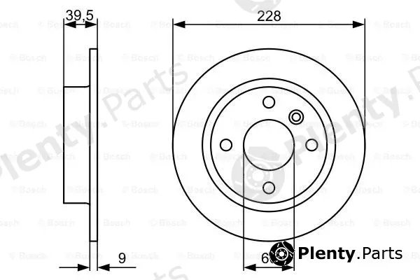 Bosch 0986478644 — Brake Disc
