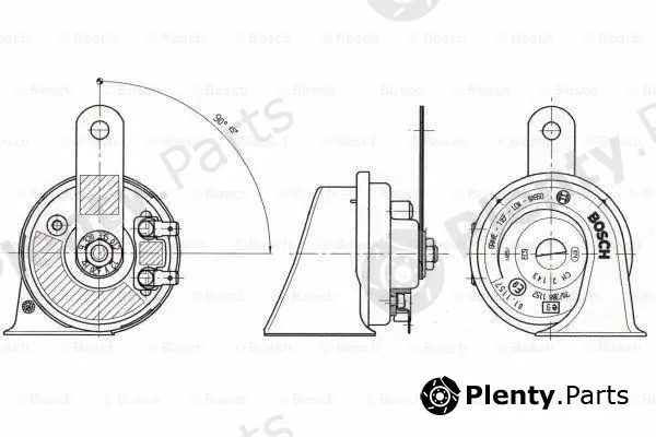 Bosch 9320335012 — Trumpet Horn