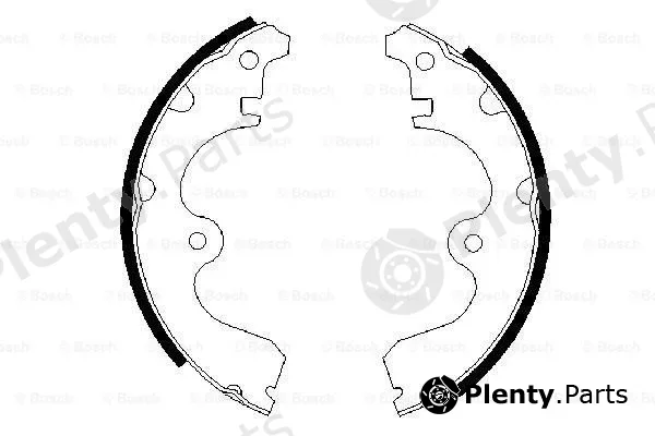 Bosch 0986487298 — Brake Shoe Set