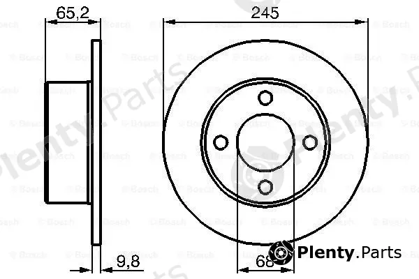 Bosch 0986478073 — Brake Disc