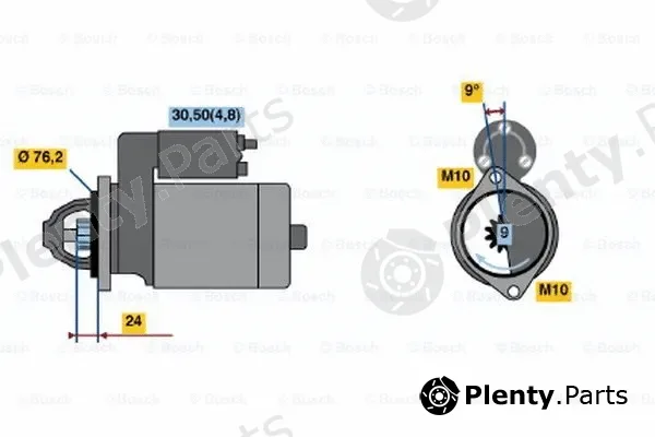 Bosch 0986021510 — Starter