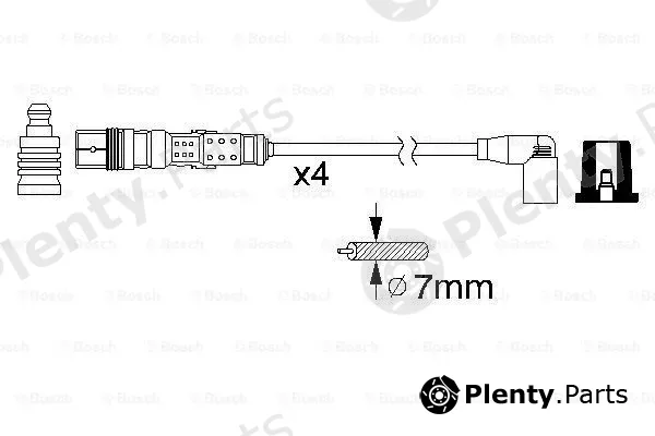 Bosch 0986356345 — Ignition Cable Kit