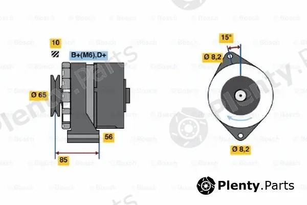 Bosch 0986030910 — Alternator