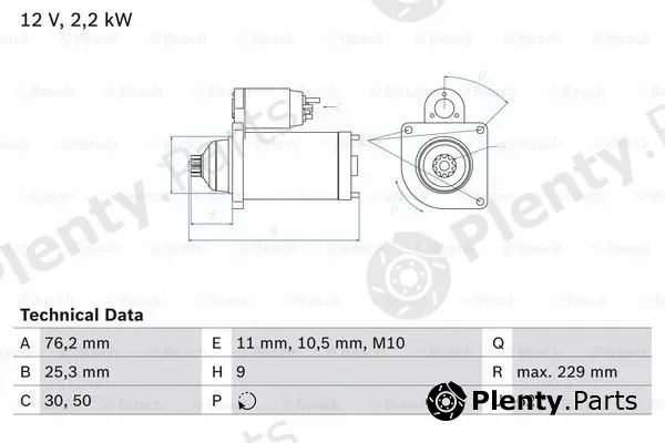 Bosch 0986024050 — Starter