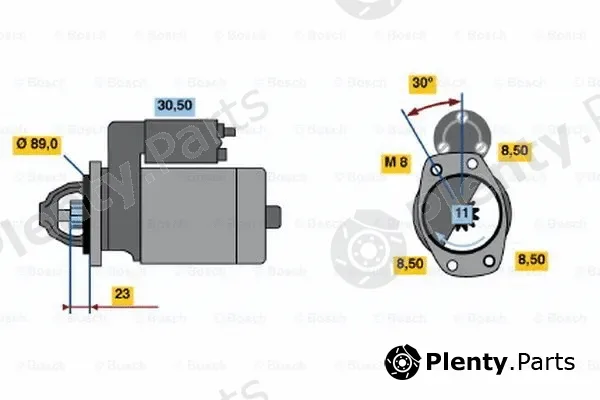Bosch 0986015411 — Starter