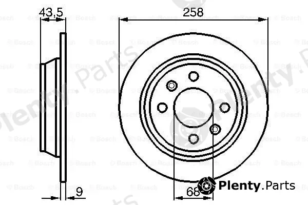 Bosch 0986478374 — Brake Disc