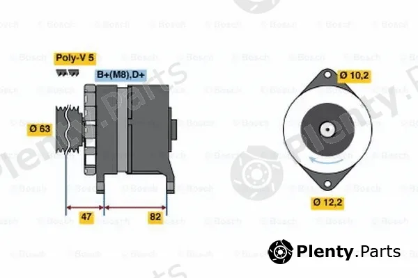 Bosch 0120469939 — Alternator