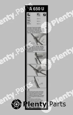 Bosch 3397008939 — Wiper Blade Aerotwin Retro