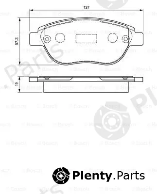 Bosch 0986424659 — Brake Pad Set, disc brake