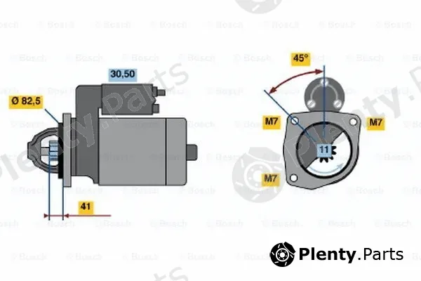Bosch 0986015401 — Starter