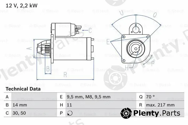 Bosch 0986023580 — Starter