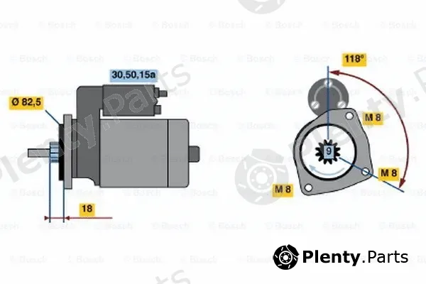 Bosch 0001208711 — Starter