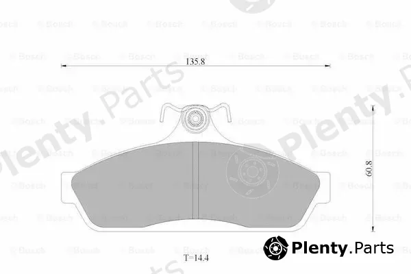 Bosch 0986AB9015 — Brake Pad Set, disc brake