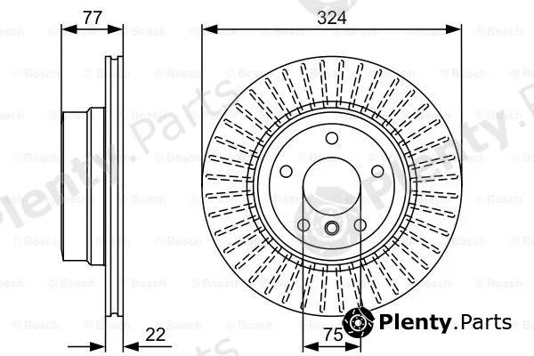 Bosch 0986479569 — Brake Disc