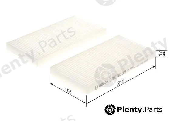 Bosch 09864B5009 — Filter, cabin air