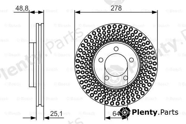 Bosch 0986479699 — Brake Disc