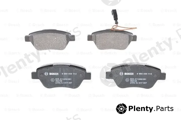 Bosch 0986494113 — Brake Pad Set, disc brake
