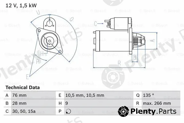Bosch 0986010870 — Starter