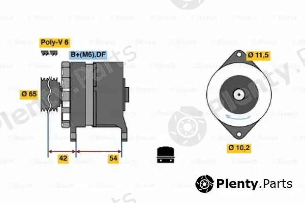 Bosch 0120450025 — Alternator