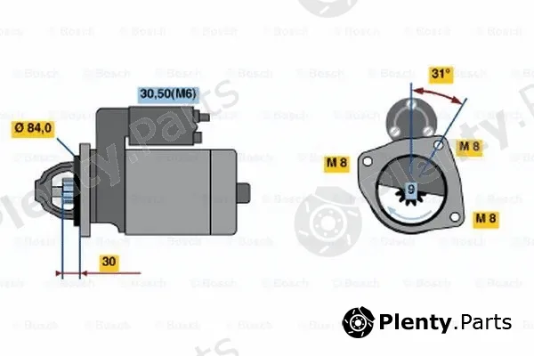 Bosch 0001109306 — Starter