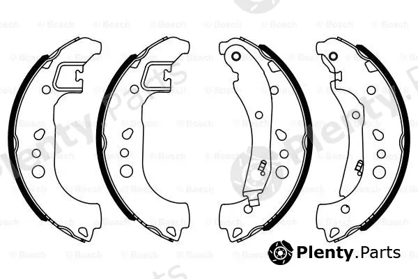 Bosch 0986487959 — Brake Shoe Set