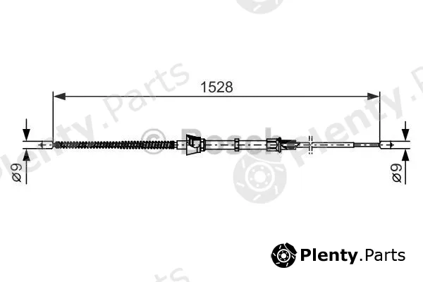Bosch 1987482374 — Cable Pull, parking brake