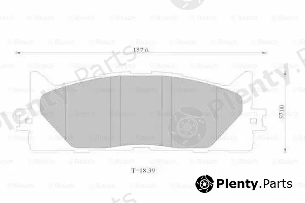 Bosch 0986AB1335 — Brake Pad Set, disc brake