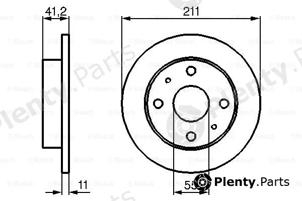 Bosch 0986479119 — Brake Disc