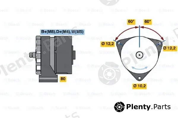 Bosch 0120489315 — Alternator