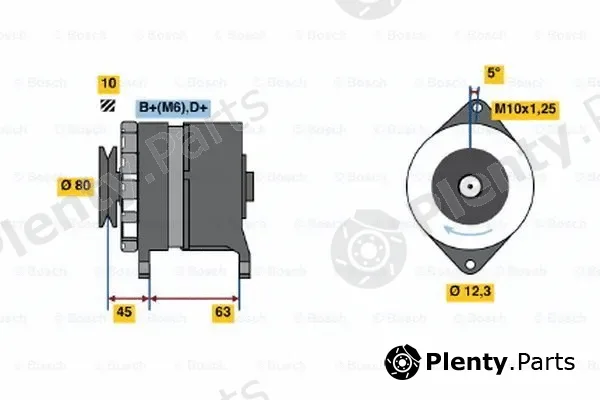 Bosch 0120488280 — Alternator
