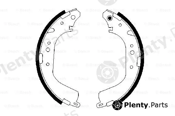 Bosch 0986487651 — Brake Shoe Set
