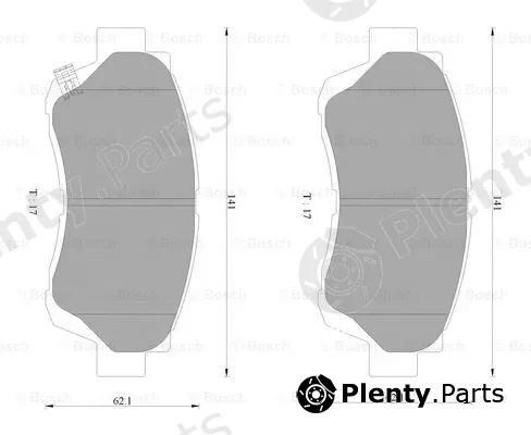 Bosch 0986AB2068 — Brake Pad Set, disc brake