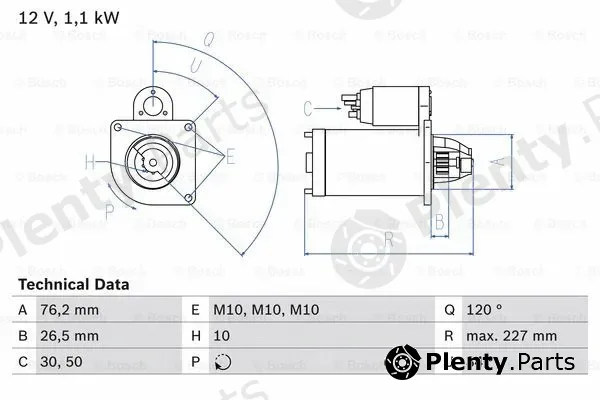 Bosch 0986017060 — Starter