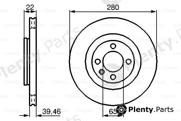 Bosch 0986478508 — Brake Disc