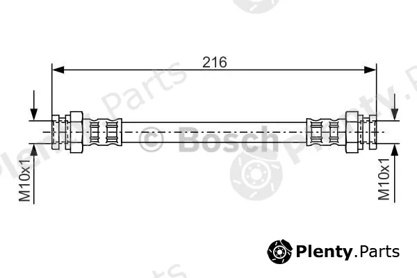 Bosch 1987476529 — Brake Hose