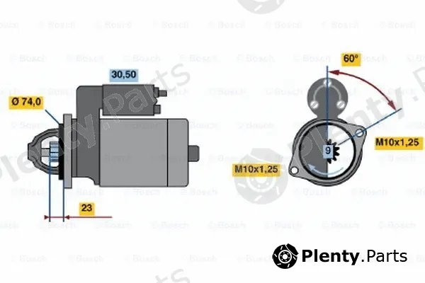 Bosch 0001108118 — Starter